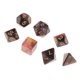 thumbnail image 2 of Juego de 7 dados de metal, dados de plástico, dados de dragones y mazmorras, dados poliédricos para dados de dragones y mazmorras Rpg Rosado morado Baoblaze Juegos de dados poliédricos, 2 of 8