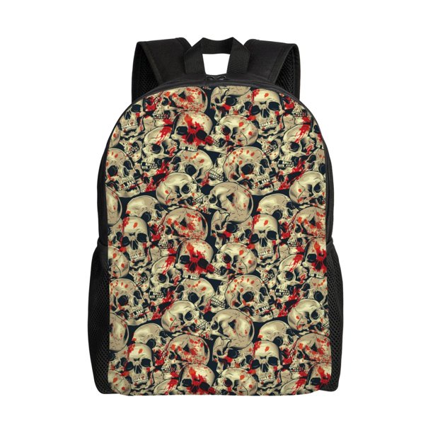 Balery Skulls1 Mochila - Mochila Estilosa y Duradera para Laptop de 15 Pulgadas con Tela Oxford Impermeable