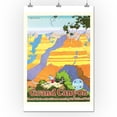 thumbnail image 1 of Santa Fe - Grand Canyon Vintage Poster (artist: Oscar M. Bryn) USA c. 1949 (24x36 Giclee Gallery Print, Wall Decor Travel Poster), 1 of 1
