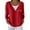 Red, variant on Wang6 Womens Lightweight Plus Size Cardigans Sweaters Trendy Long Sleeve Open Front Button down Knit Sweater Fall V Neck American Flag Printed Outwear Tops White XL