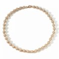 thumbnail image 3 of QQTDFG 8mm Ball Beads Tennis Chain Iced Flooded CZ Hip Hop Bracelet Necklace A9323-14k rose gold plated-Bracelet - 7"- 18 cm, 3 of 3