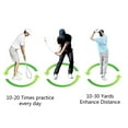 thumbnail image 3 of Golf Swing Training Aids Rope Golf Exercise Rope Golf Swing Trainer Practice Rope, 3 of 15