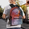 thumbnail image 7 of Fotbe Colorful Abstract Waves Lightweight Casual Laptop Backpack for Men and Women, Daily use Waterproof backpack, Backpack for College, 7 of 7