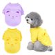 thumbnail image 1 of 2 piezas de ropa para perros, suéter para perros, suave, grueso, cálido, camisa para cachorros, suéter de invierno para perros (amarillo + morado) L, 1 of 7