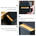 thumbnail image 2 of Raindrops Black Metal Loaf Pan with Lid for Baking Homemade Bread and Toast, Non-Stick 1 Pc, 2 of 6
