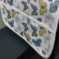 thumbnail image 3 of Butterfly Microwave Oven Cover, Butterfly Pattern in Style Spring Thrill Delicate Insect, Water Resistant Organizer with Pockets for Kitchen, 36" x 12", Multicolor, by Ambesonne, 3 of 4