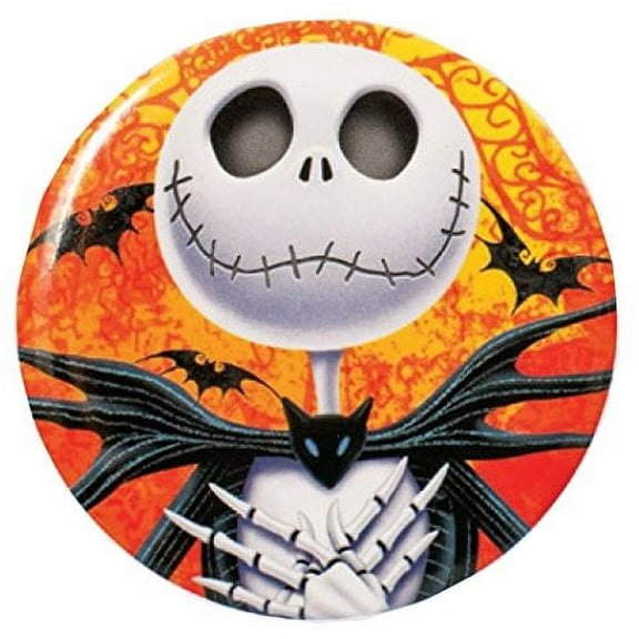 Disney Tim Burton's The Nightmare Before Christmas Jack Button Magnet