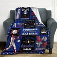 thumbnail image 4 of LHSHID Basketball Baseball Blanket Flannel Soft and Comfortable Anti static Bed Sofa Blanket 40x50in, 4 of 6