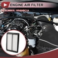 thumbnail image 2 of Elemento de filtro de aire del motor Unique Bargains No.165464BC1A para Nissan Rogue 2.5L 2014-2020 1 Pc Larga vida para automóvil, 2 of 7