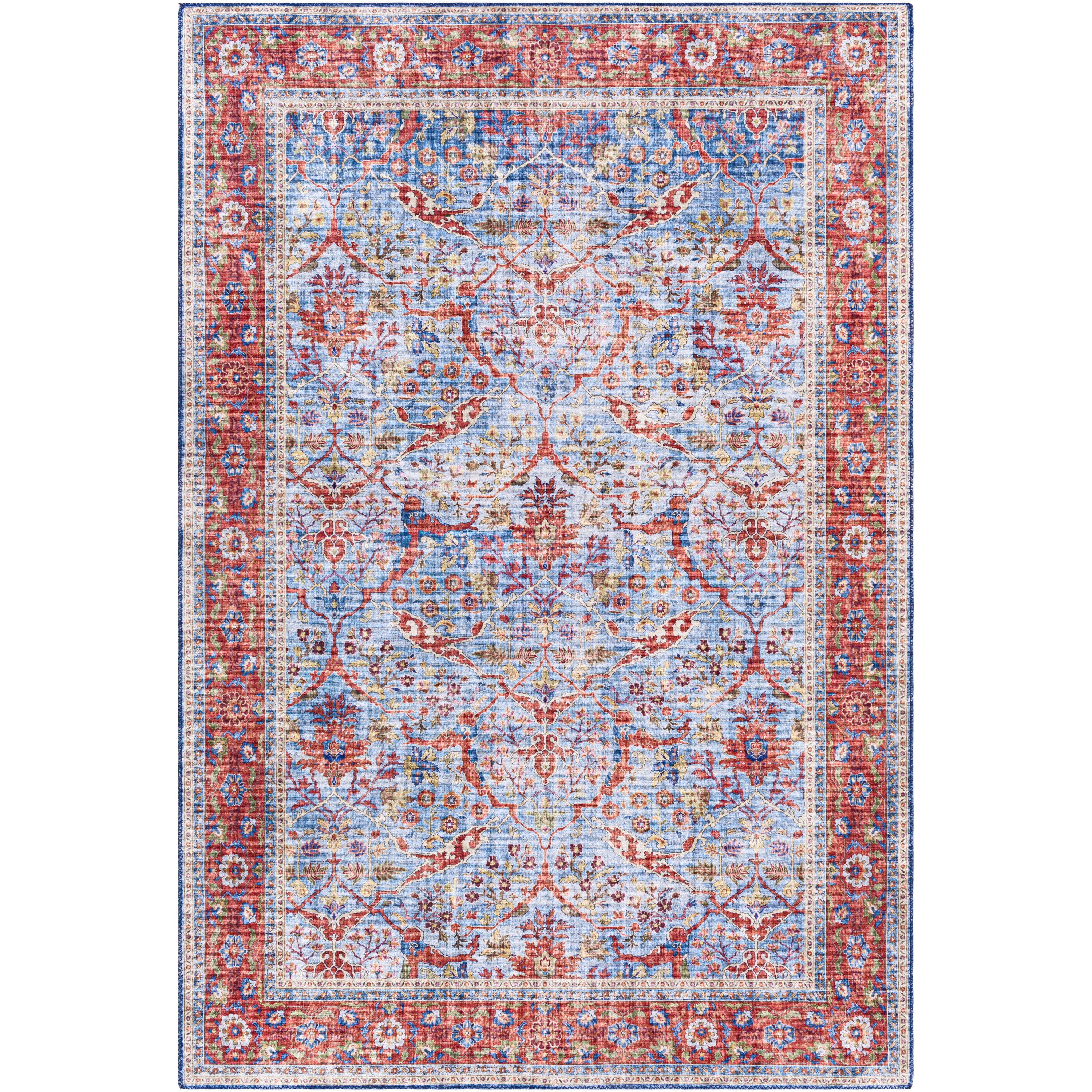 Wilder Red Area Rug 9 X 12, Area Rug 9 X 12