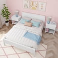 thumbnail image 6 of Max & Lily Queen Bed Frame, Solid Wood Classic Platform Bed with Panel Headboard for Kids, 6 of 10