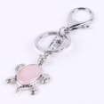 thumbnail image 1 of Crystal Stone Turtle Pendant Car Keychains for Ladies Men Bag Keyrings Buckle, 1 of 6