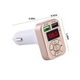 thumbnail image 3 of Binmer Puce Bluetooth 5.0 pour Voiture en Mode MP3, Mode Lecture Multifonction, Qualité Sonore Sans Perte, Charge Rapide Intelligente, Protection de Charge, 3 of 7