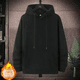 thumbnail image 4 of Sudadera con capucha de otoño e invierno para hombre, forro polar grueso, estilo coreano, corte holgado, color juvenil, chaqueta con capucha, moda, 4 of 4