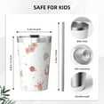 thumbnail image 4 of PAYOHTO Cute Baby Girl Pattern Insulated Stainless Steel Tumbler 12 oz Thermos Come with Straw Kids Leak-Proof Travel Mug Cup, 4 of 7