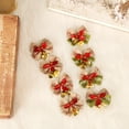 thumbnail image 5 of KARLSITEK 10 Pieces Red Velvet Bow with Jingle Bells Christmas Wreath Bows Xmas Bells Red Bows for Holiday, Wedding Decorations, 5 of 7