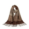 thumbnail image 4 of Winter Scarf for Women High End Plaid Cold Proof Neck Protect Warm Autumn Winter Warm Scarf, 4 of 4