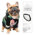 thumbnail image 3 of Haiem Snake Holding A Lotus for Winter Dog Hoodie Sweatshirts with Pockets Warm Dog Clothes for Small Dogs Chihuahua-XX-Large, 3 of 7