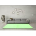 thumbnail image 3 of Ahgly Company Indoor Rectangle Solid Green Modern Area Rugs, 8' x 12', 3 of 4