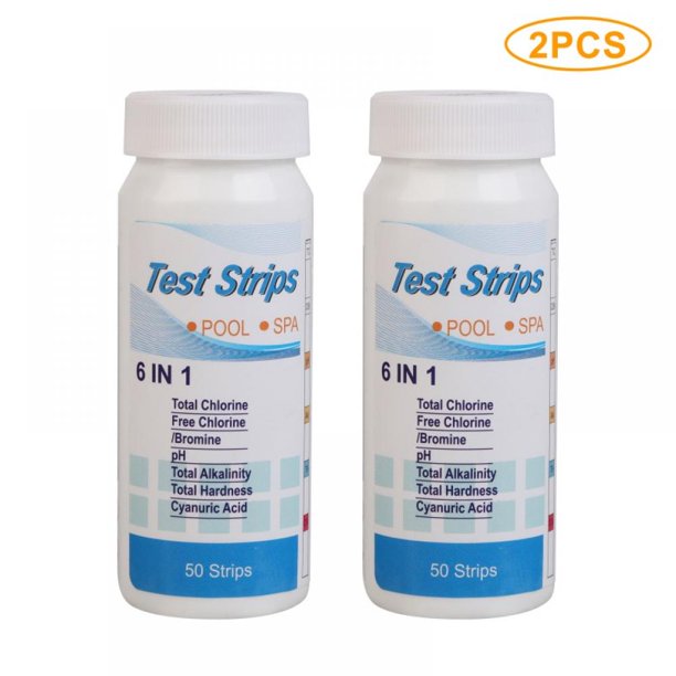 Pool Test Strips 100 Count 6 Ways Pool And Spa Test Strips For Hot