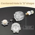 thumbnail image 4 of Bathroom Faucet Handles, Bathtub Faucet Knobsatible with Delta/Delex Faucets, Faucet Replacement Handles, Hot and Cold Faucet Replacement Handles in C, 4 of 4