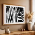 thumbnail image 4 of In the Eye of It - South Africa Photography Black and White Wildlife Animal Nature Pattern Minimalist Unframed Wall Art Print 4 x 6 inches, 4 of 7