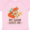 thumbnail image 4 of Inktastic My Gram Loves Me Fox Grandchild Boys or Girls Baby Bodysuit, 4 of 5