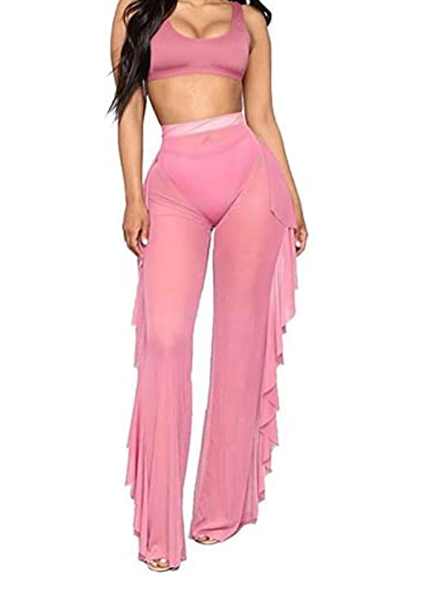 mesh beach pants