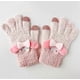 thumbnail image 2 of Cute anime winter touch screen gloves, kawaii warm soft elastic gloves for women girls, 2 of 4