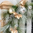 thumbnail image 5 of Northlight Flocked Pine and Ornaments Artificial Christmas Garland - 10' x  15" - Unlit, 5 of 9