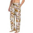 thumbnail image 2 of Xecao Sunflowers And Butterflies Men's Straight Lounge Pajama Pants: The Ultimate in Comfortable Sleepwear, 2 of 9