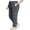 Plum Kitten, variant on Plus Size Pants for Women Hiking Cargo Water Resistant UPF 50+ Cargo Joggers Zipper Pockets Black 2XL