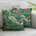 thumbnail image 3 of GOSMITH Farmhouse Throw Pillow Covers,Green Red Yellow Teal Duck Floral Decorative Pillowcase,Modern Square Accent Cushion Cover for Sofa Couch Chair Bedroom, 3 of 5