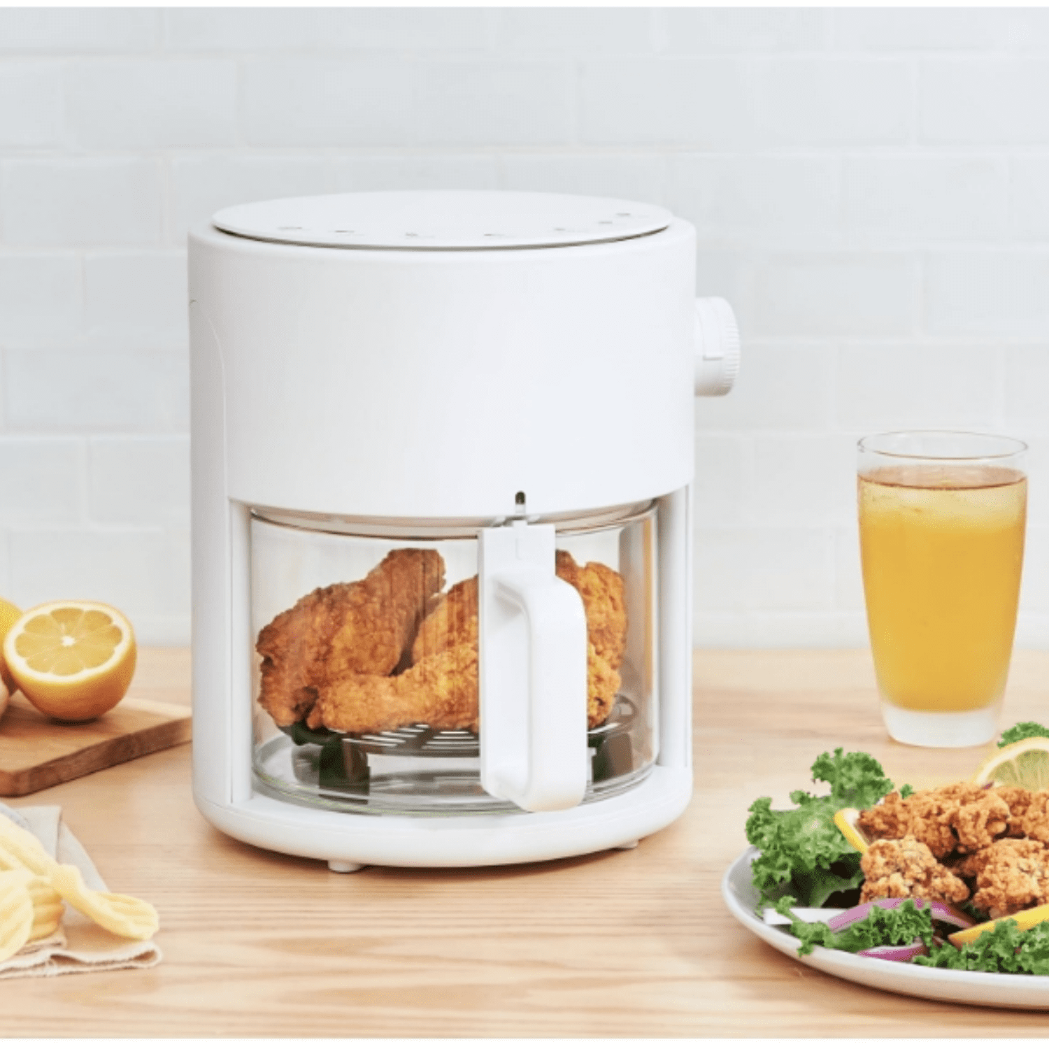 Glass Air Fryer and Countertop Convection Oven with Powerful