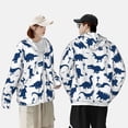 thumbnail image 4 of Kdxio Cute Cartoon Dinosaurs Print Women Men Sun Protection UPF 50+ Jackets Zip Up Long Sleeve Hoodie Hiking Lightweight with Pockets, 4 of 7