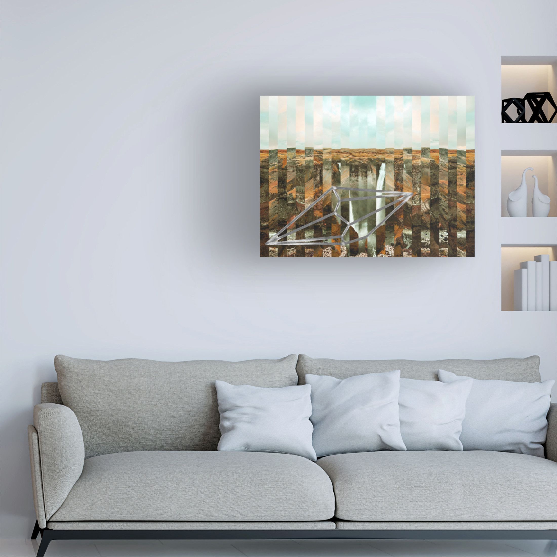 Trademark Fine Art Melissa Wang On the Reverse Side II Canvas Wall Art