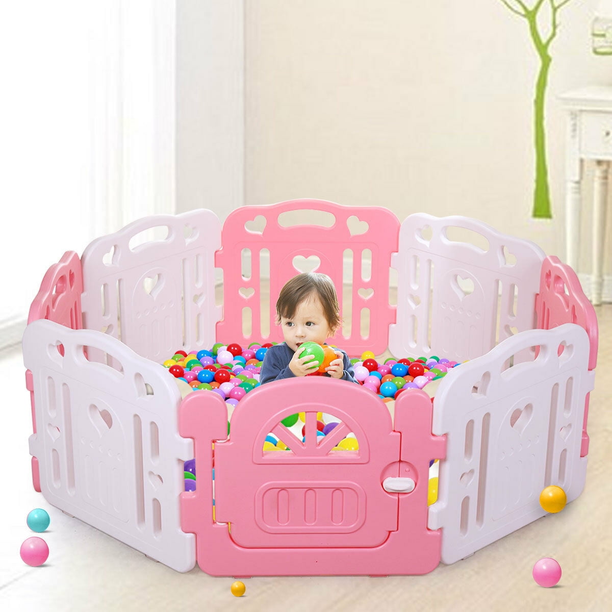 8 panel play yard walmart