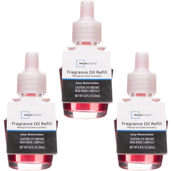 Mainstays Aroma Accents Oil Refill, Juicy Watermelon, 3pk