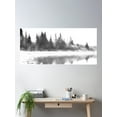 thumbnail image 2 of Landscape In Hi Key. Poster Wall Art, Modern Wall Decor For Living Room Bedroom, 16x24 UNFRAMED, 2 of 3