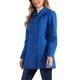 thumbnail image 4 of Abrigo largo de invierno de doble botonadura con cuello Peter Pan para mujer Inspire Chic en azul índigo S, 4 of 5