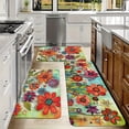 thumbnail image 6 of Washable Foldable Flannel Kitchen Mat Set, Non-Slip Soft Rug for Foyer Kitchen Laundry Bedroom Living Room Multi-Use Home Decor, 6 of 17