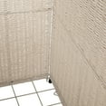 thumbnail image 5 of Household Essentials 3 Compartment Laundry Sorter, Wicker Laundry Sorter, White, 5 of 10