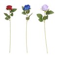 thumbnail image 5 of Xiao Hua Ramo de rosas artificiales de terciopelo de seda de 10 piezas con tallo largo, ideal para decoración de bodas, jardines y casas (rosa), 5 of 5