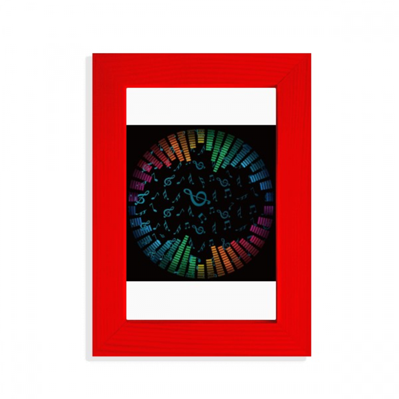 Rabow Rotatg Music Notes Black Picture Display Art Red Photo Frame