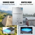 thumbnail image 4 of SIHAO 6L Tankless Water Heater for Home RV Camping Use - 1.6 GPM LPG Propane Gas Instant Hot Water Heater, 4 of 12