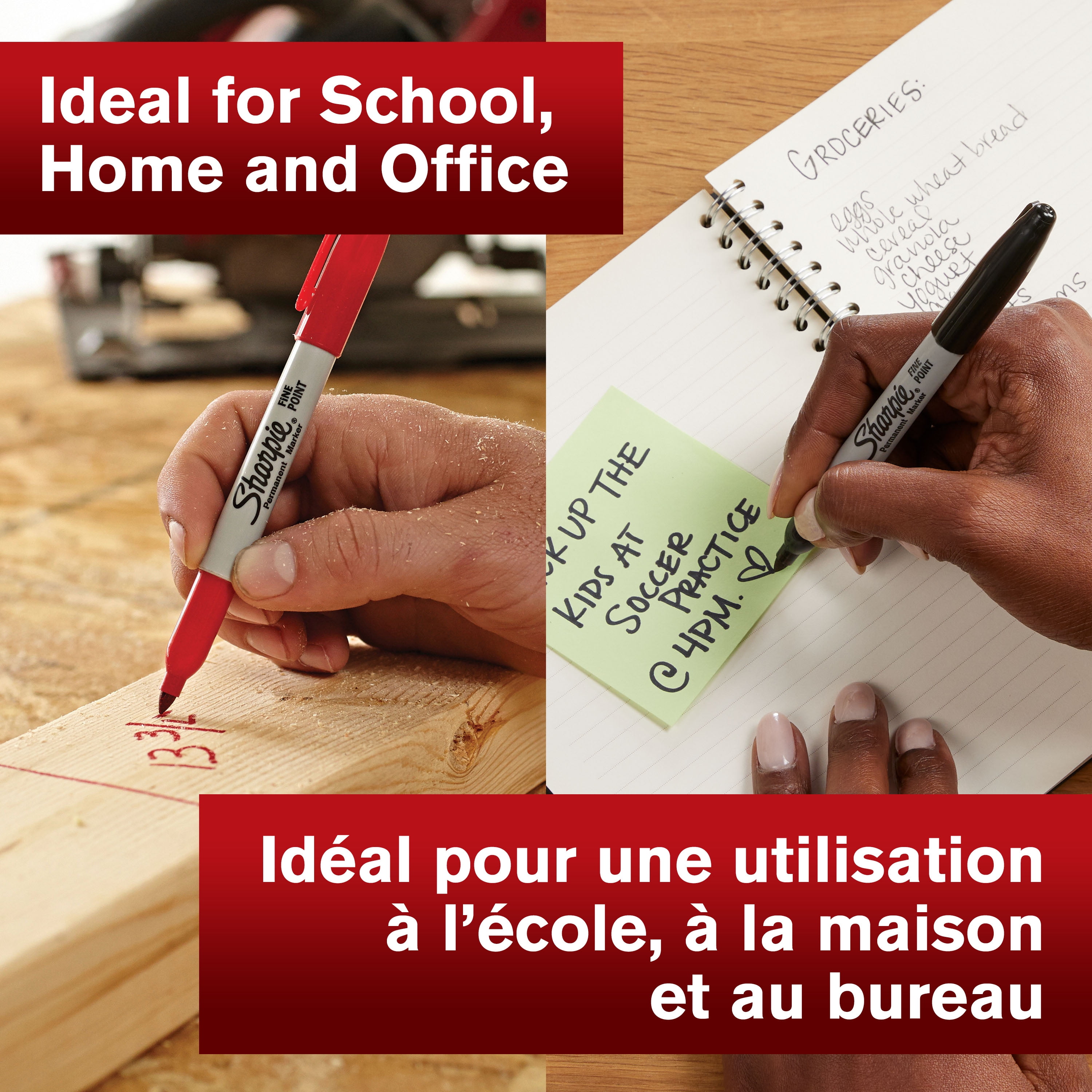 Sharpie Permanent Markers, Fine Point, Black, 36 Count, 1 Box