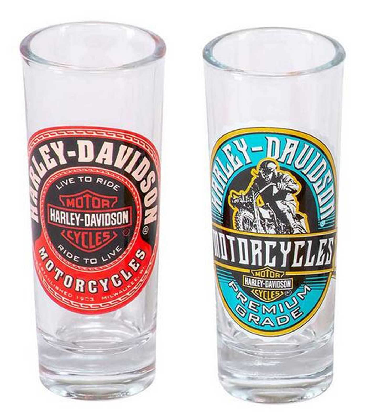 Harley-Davidson Label Shooter Set, Lunettes de Tir Hautes avec Graphiques H-D Personnalisés
