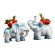 thumbnail image 4 of 2x Estatua de elefante Figura de elefante Artesanía Adorno decorativo de elefante Elefante Azul, 4 of 9