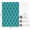 thumbnail image 2 of 4 Pcs Funny Kitchen Towels,Teal Geometric Quatrefoil Pattern Microfiber Dish Towels,Kitchen Tea Towels,Kitchen Towel Set (18" X 26"), 2 of 7