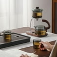 thumbnail image 3 of Tea Glass Tea Pot Set with Lid and Stand Magnetic Water Separation Filter Kungfu Tea Maker for Home, 3 of 7